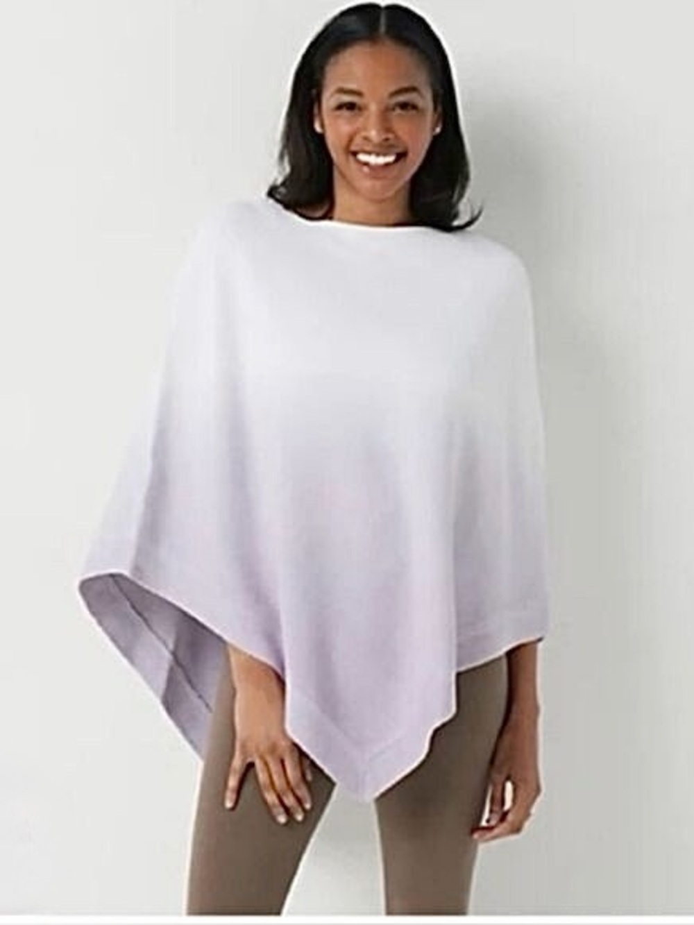 NWT Barefoot Dreams CozyChic Ultra Lite Ocean Breeze Poncho Ombre Soft Violet OS